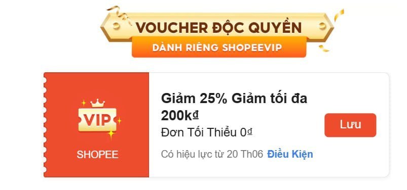Voucher Shopee VIP